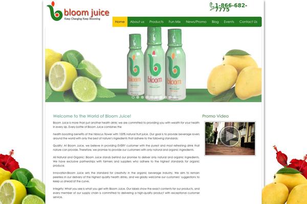 bloomjuice.com site used Bloomjuice