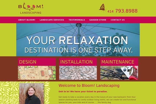 bloomlandscaping.com site used Bloom-bones