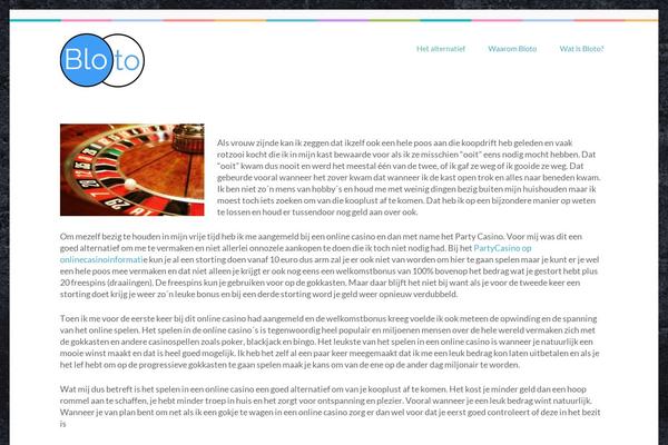 WordPress website example screenshot