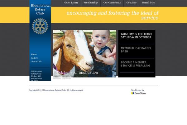 blountstownrotary.com site used Bowstern