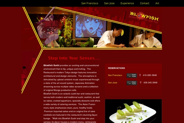 blowfishsushi.com site used Blowfishsushi