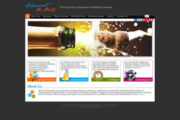blowouttheparty.com site used Blow