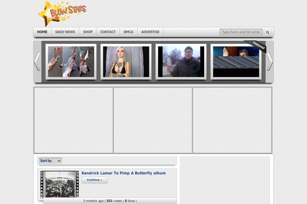 blowstars.com site used Wp Tube 2