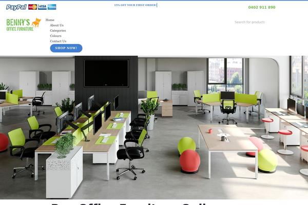 WordPress website example screenshot