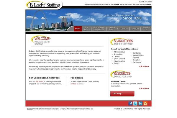 blstaffing.com site used Bloehr