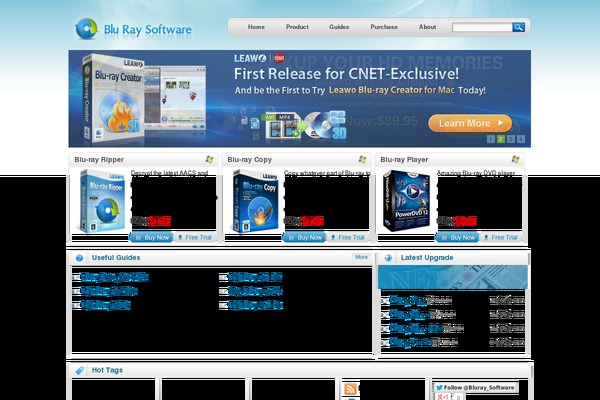 blu-ray-software theme websites examples