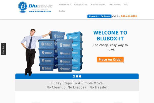 Bluebox theme site design template sample