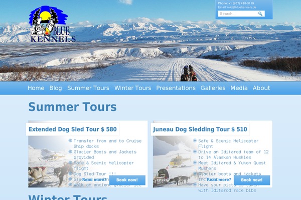 blue-kennels.com site used Bluekennels