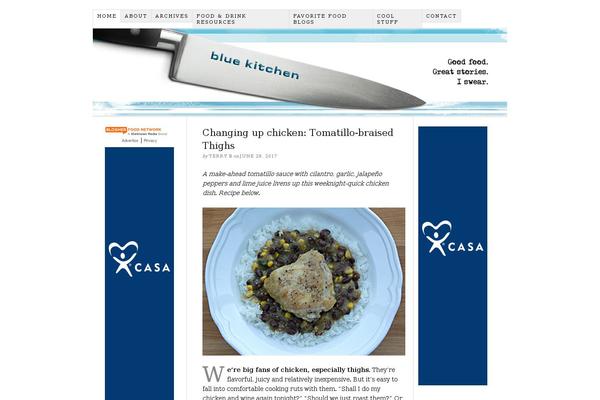blue-kitchen.com site used Colinear-wpcom