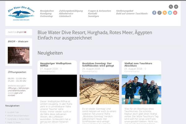 blue-water-dive.de site used Airlock
