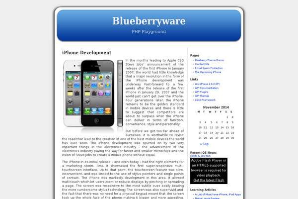 Flat theme site design template sample