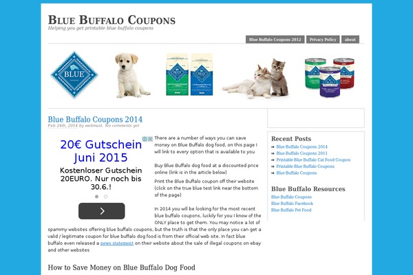 bluebuffalocoupons.net site used PrimePress