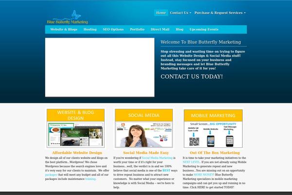 Divi theme site design template sample