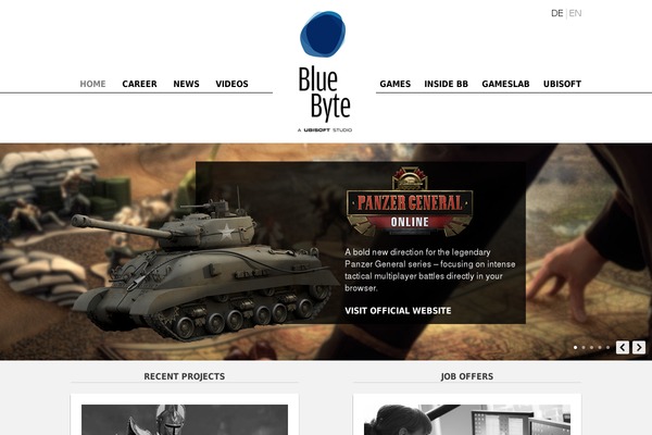 bluebyte.net site used Bluebyte