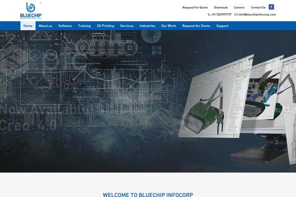 bluechipinfocorp.com site used Bluechipinfocorp