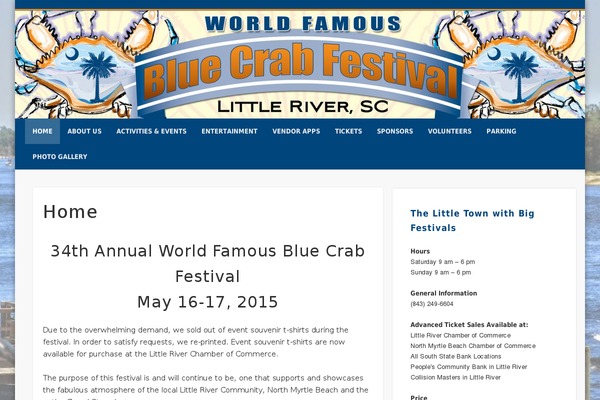 bluecrabfestival.org site used Howes
