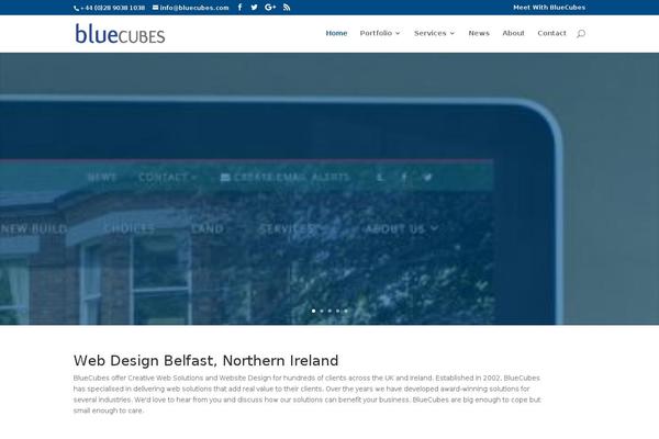Divi Child theme site design template sample