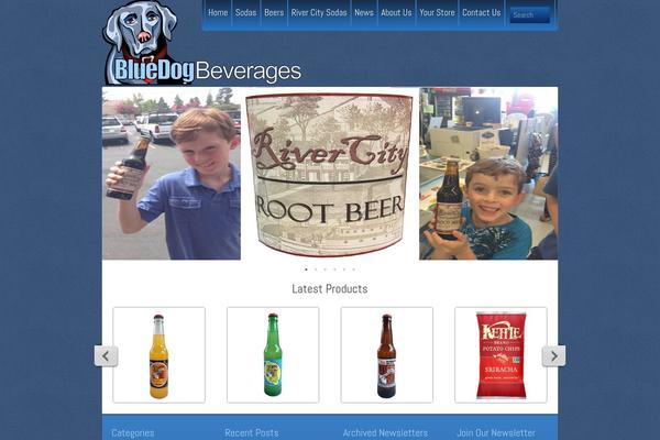 bluedogbeverages.com site used Storefront-echo-1.4.0