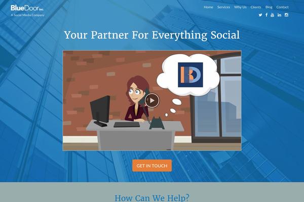 bluedoor theme websites examples