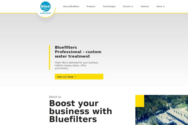 bluefilters.com site used Wp_bluefilters