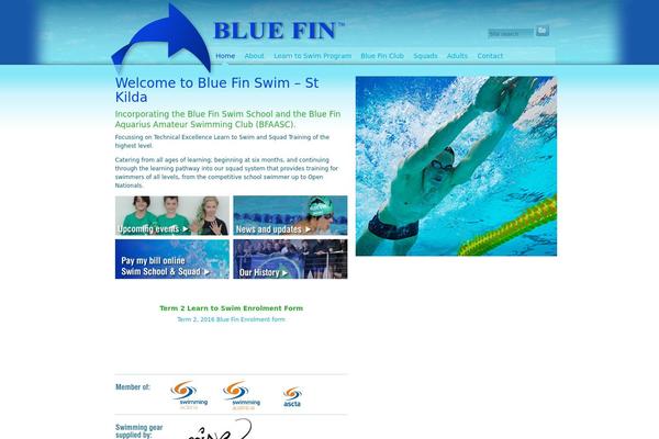 bluefinswim.com site used Bluefin