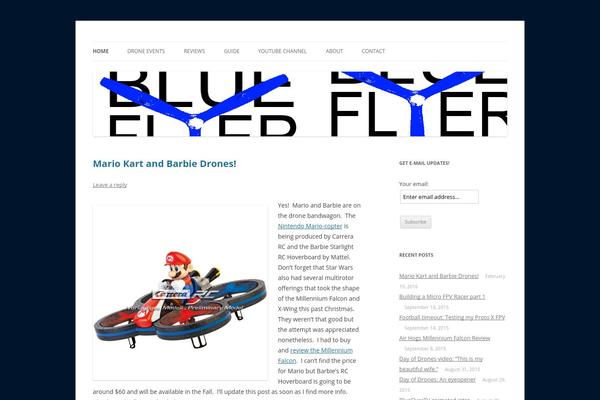 blueflyertv.com site used Twenty Twelve