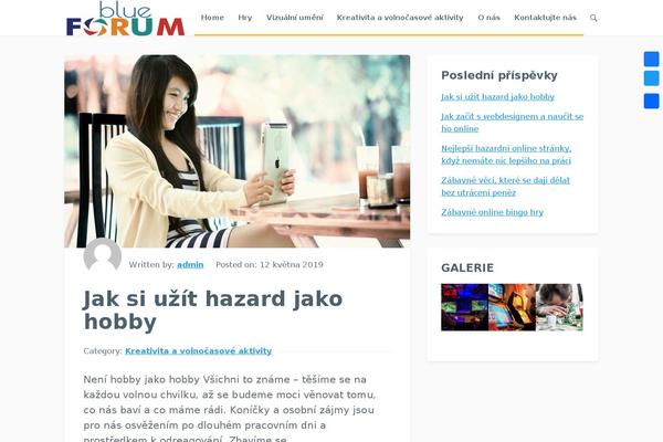 blueforum.cz site used Keyword