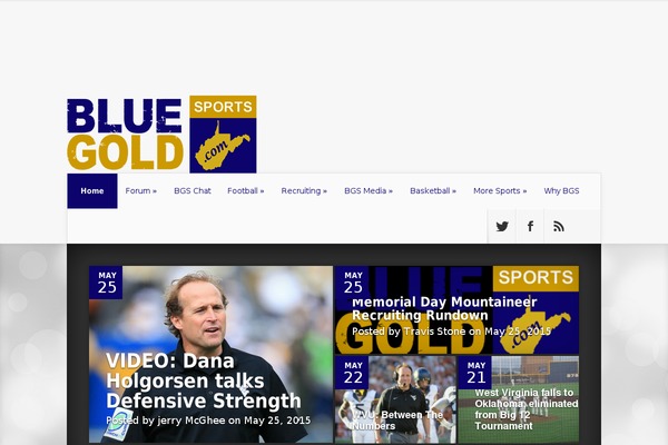 bluegoldsports.com site used Divi