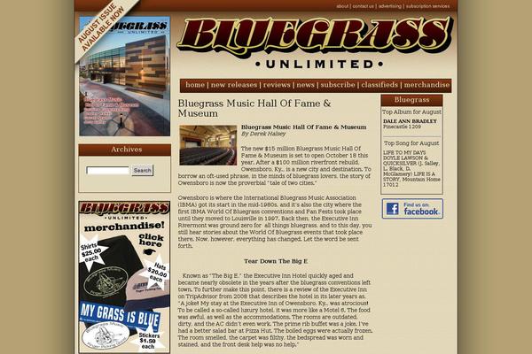 bluegrassmusic.com site used Bluegrassunlimited