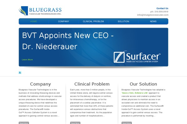 bluegrassvascular.com site used Bluegrassvascular