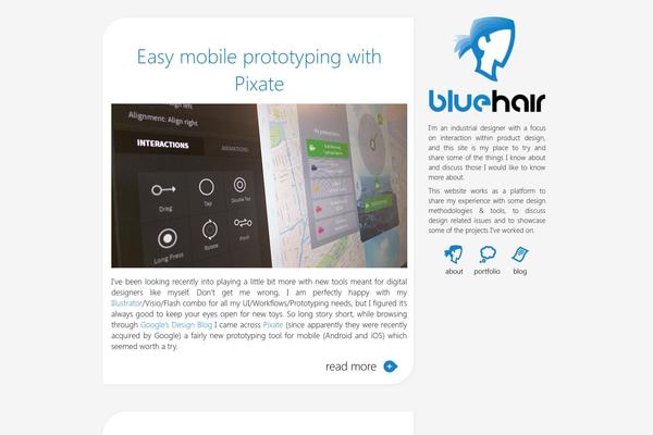 bluehaired.com site used Bluehair