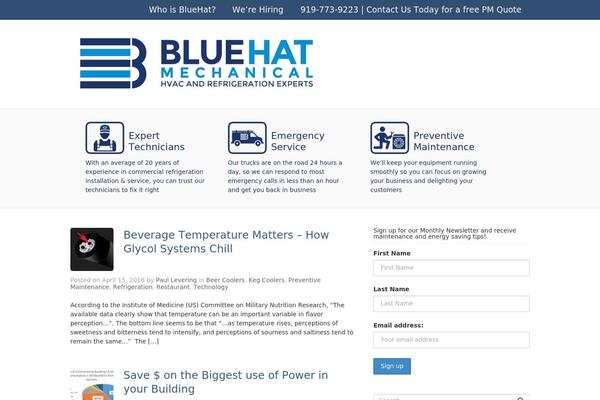 bluehatmechanical.com site used Definition