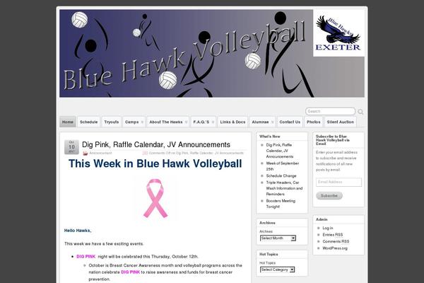 bluehawkvolleyball.com site used Sports-club-lite