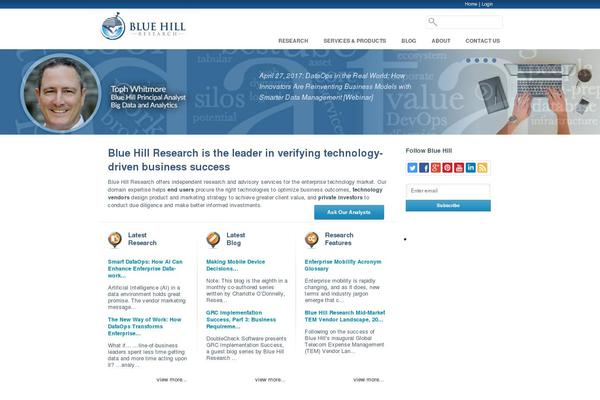 bluehillresearch.com site used Mts_technologist