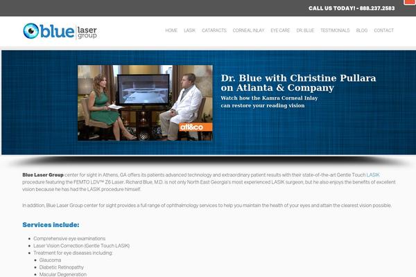 Blg theme site design template sample