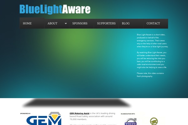 bluelightaware.org.uk site used Theme1175