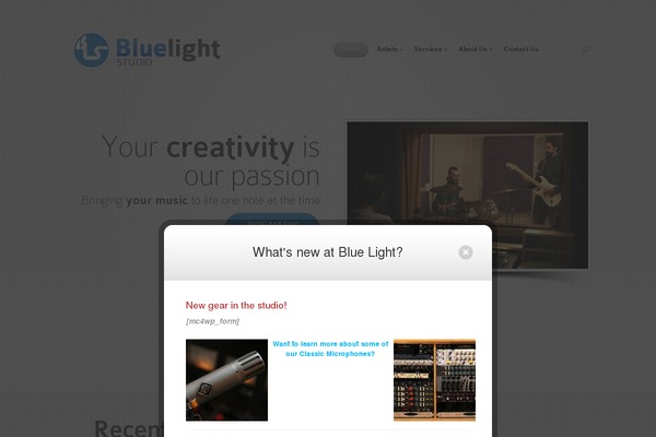 bluelightstudio.ca site used Personale