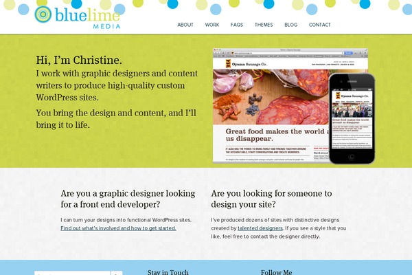 bluelimemedia.com site used Bluelime