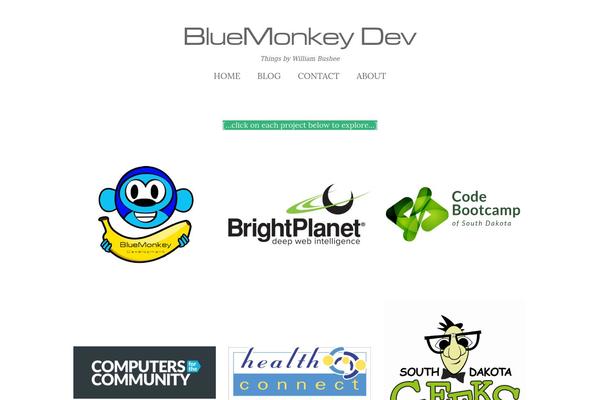 bluemonkeydev.com site used Frankchildthemefolder