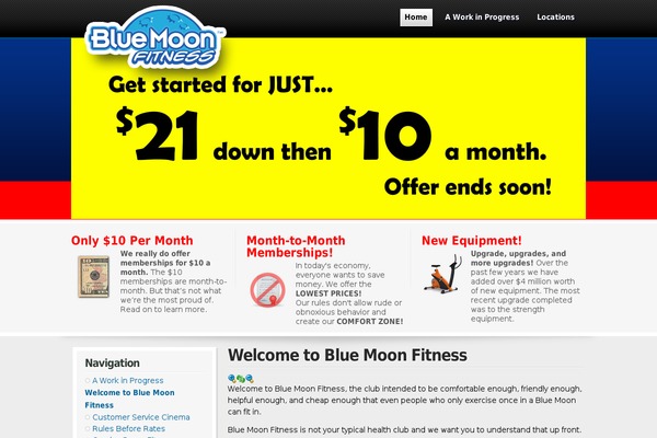bluemoonfitness.com site used Oriontheme