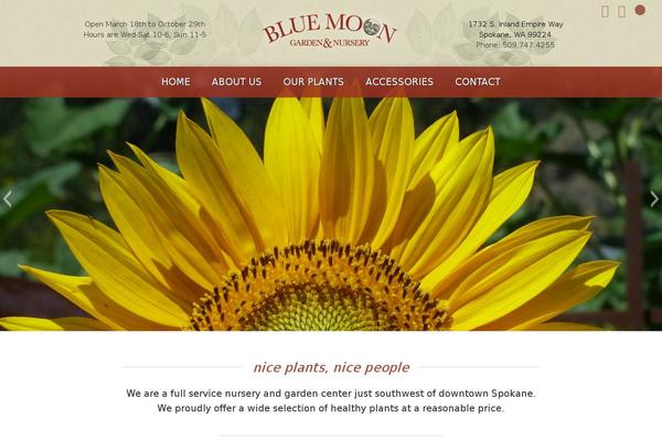 Bluemoon theme site design template sample