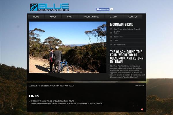 bluemountainbikes.com.au site used Bikeit