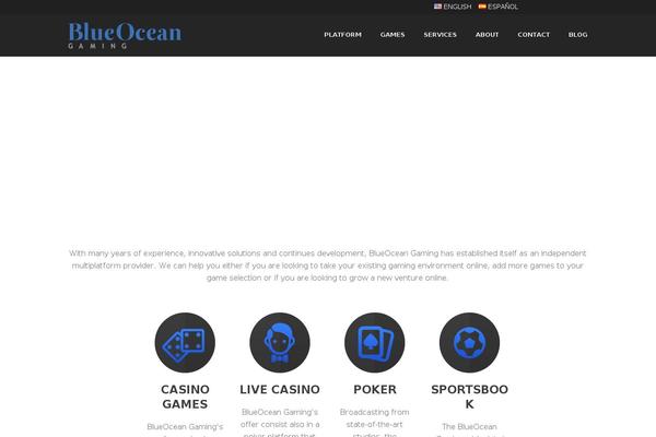 blueoceangaming.com site used Blueoceangaming-en