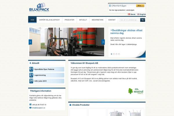 bluepack.se site used Bluepack