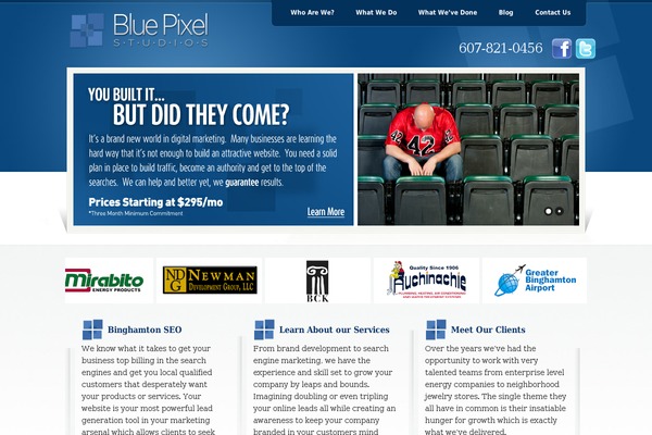 Bluelight theme site design template sample