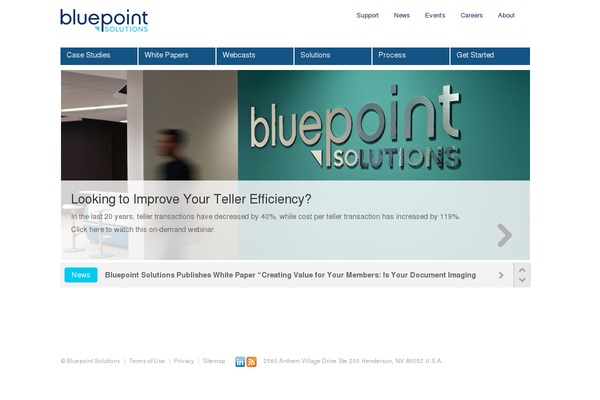 bluepointsolutions.com site used Bluepoint