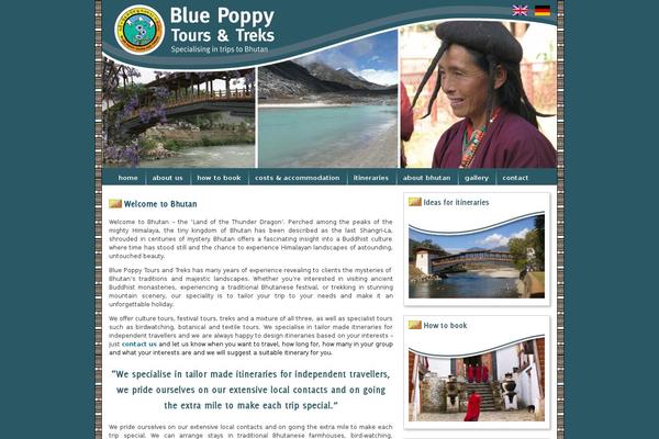 bluepoppybhutan.com site used Blue_poppy-responsive