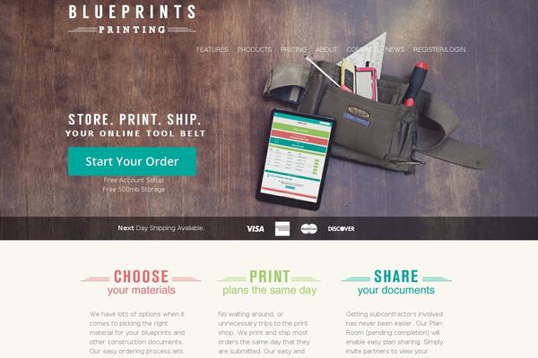 blueprintsprinting.com site used Bpp22v101