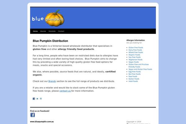 bluepumpkin.com.au site used Childoftwentyten