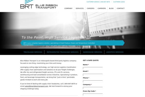 WordPress website example screenshot